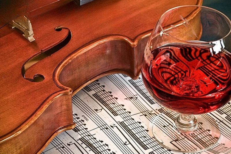 rượu vang và âm nhạc
